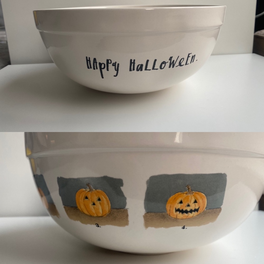 HAPPY HALLOWEEN RAE DUNN BOWL